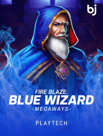 Fire Blaze_ Blue Wizard Megawayspng